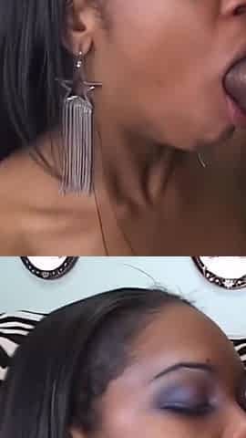 Black Beauty Loves Big Black Throbbing Cock