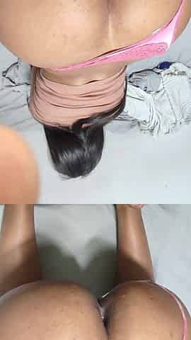 Anal with a large butt wide open