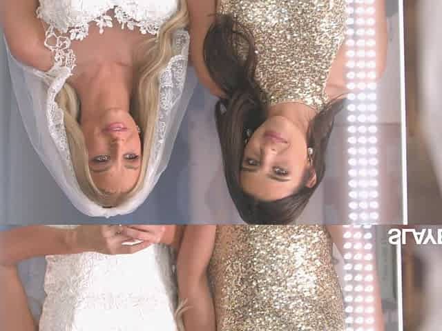 Slim Buxom Blonde Bride Tries Lesbian Sex With Her Beautiful Bridesmaid Before Before the Wedding