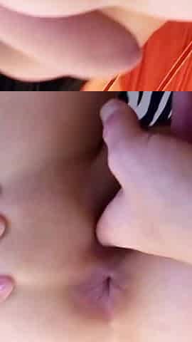 Horny teen gets a visit from neighbors and has her first time