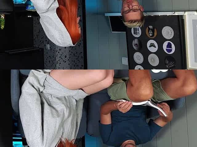 After Hours of Studying, We Needed a Hard Fuck Break
