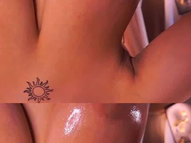 I massage my boobs as a routine with oil