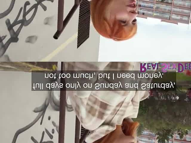 Cash Loving Ginger Babe Cockriding Guy