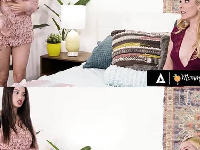Maddy May's Lesbian Passion Ignites with Stepmom Heat