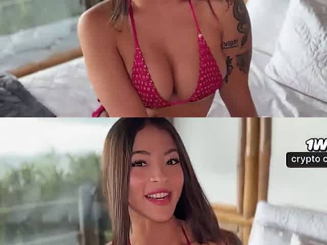 Colombiana petit teen takes a creampie in the rain. Hot Latin action!