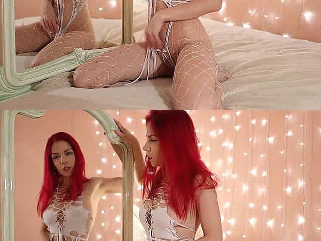 I tease u in front of the mirror