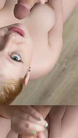 First time sucking cock as a MILF