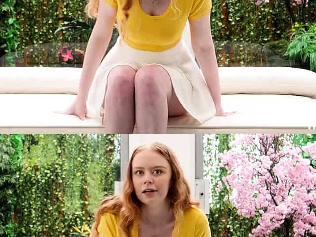 Curly Blonde Teen Records Solo Dildo Masturbation More at