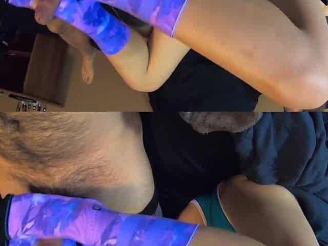 Cutting the toes off a couple of smutty stance socks
