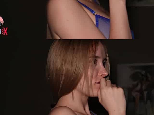Anal sex with a golden-haired with a pink snatch and flawless bazookas, Polly Yangs