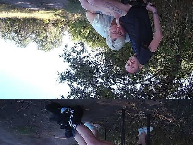 Mother-in-law Sucks My Dick in a Park on a Bench Until I Cum