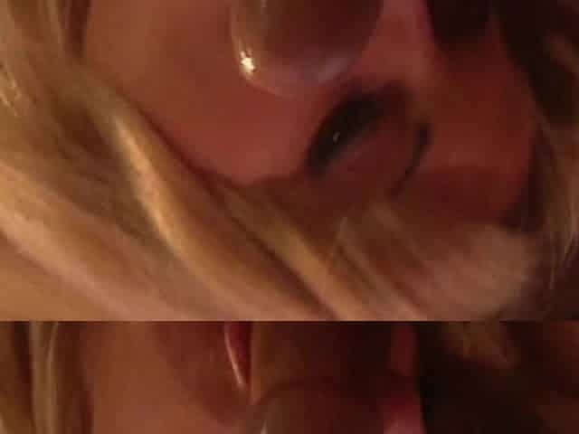 Horny Blonde MILF Fingers Herself to Orgasm in the Kitchen