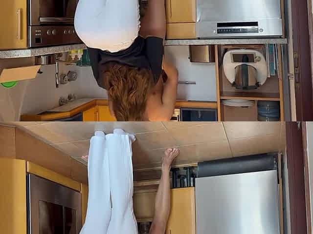 A hot roommate with a very nice ass always looks for sex