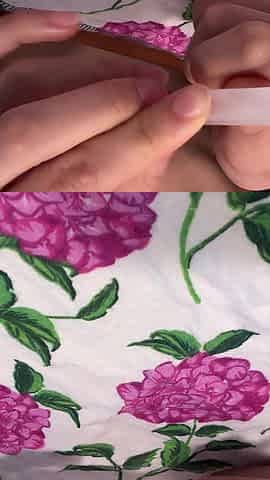 Hands Close-up: Filing, Buffing, Rings Try-on