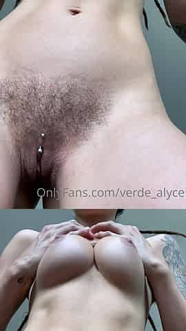 Sexy amateur blonde fingers and toys her wet pussy