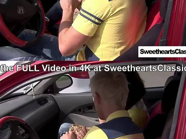 Let me Ride that Cock! Nataly B Fucked after Car Ride at SweetheartsClassics