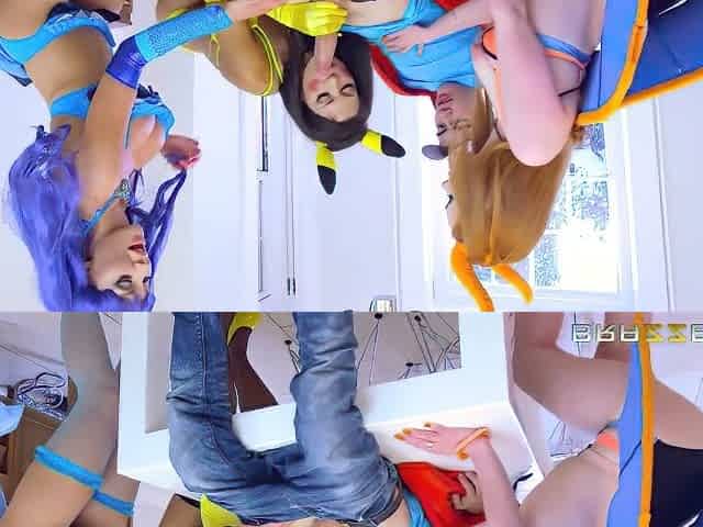 Ella Hughes, Jordi El Nino Polla And Alexa Tomas In Pokemon Babes And Share Big Spanish Cock