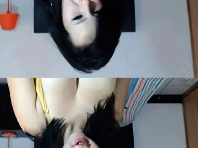 Big-Titted Amateur's Puffy Nipples on Webcam