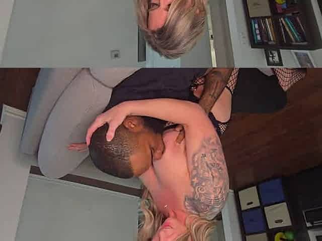 Hubby Films The Wife With Her Black Bull