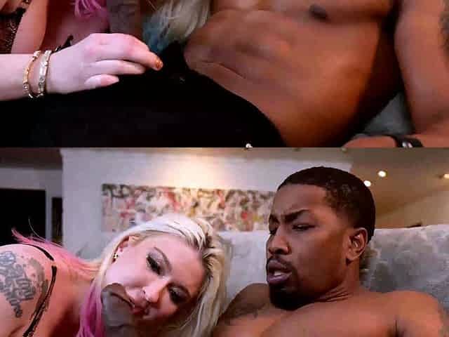 Blonde Babe Welcome hard BBC After BJ