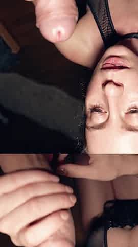 Sloppy Deepthroat Ended Right in My Eyes