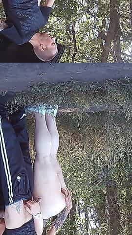 In the Park, I Fuck My Mother-in-law in Her Pussy Doggy Style, Then in Her Mouth and Cum Twice in a Minute
