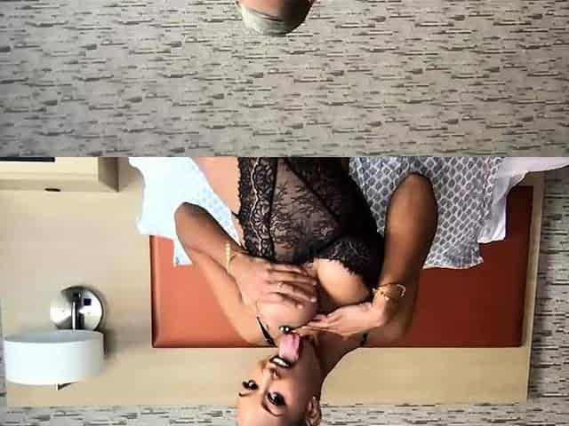 Beautiful European blonde solo masturbating