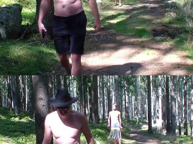 Nature erotic shooting in the forrest - part 1