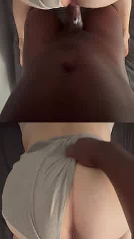 Fucking My Daddys BBC with My White Pussy