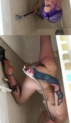 Amateur blondie solo anal masturbation