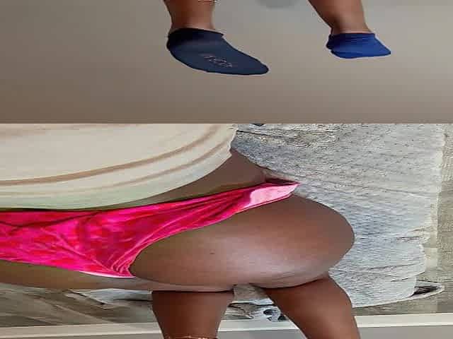Sock Undress Tease - Wrinkled Soles Up Close