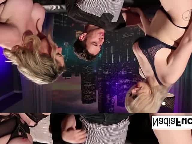 Nadia White In Sexy Club Goers Double Team A Big Dick