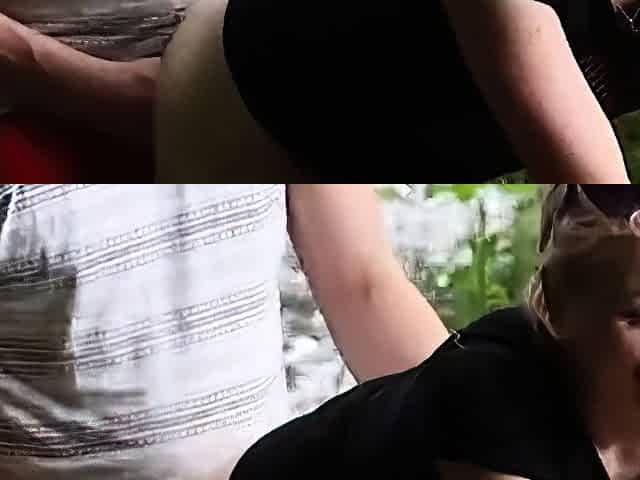 Blonde Teen Amateur Loves Cum in Nature