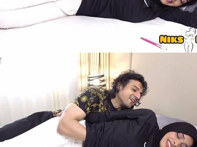 Big Ass Indian MILF Woman in Hijab Hardcore Ass Fucked