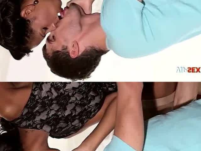 Sloppy Banging Deepthroat in Nylons and Heels... This babe Won't Let Go of His Shlong