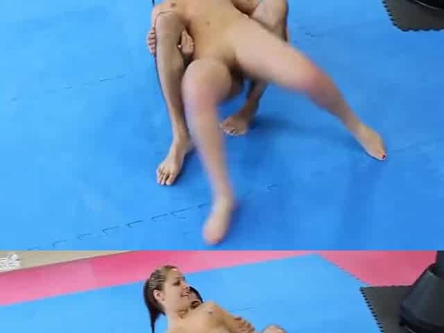 Hot Teen 18+ Lana In Wrestling Game With Her Partner - Lana S