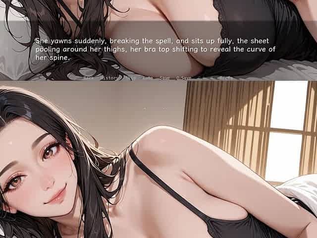 Anime Babe Masturbates Thinking About Big Cock- Ntr'ed by My Friend Gameplay #2 an Ai Porn Game