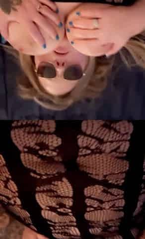 Large titties white gal