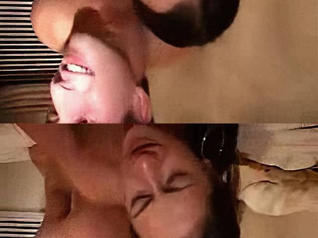 Amateur girl is filmed in the bedroom while anal fucking