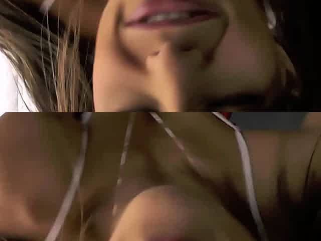 Jessy funny amateur teen brunette toying