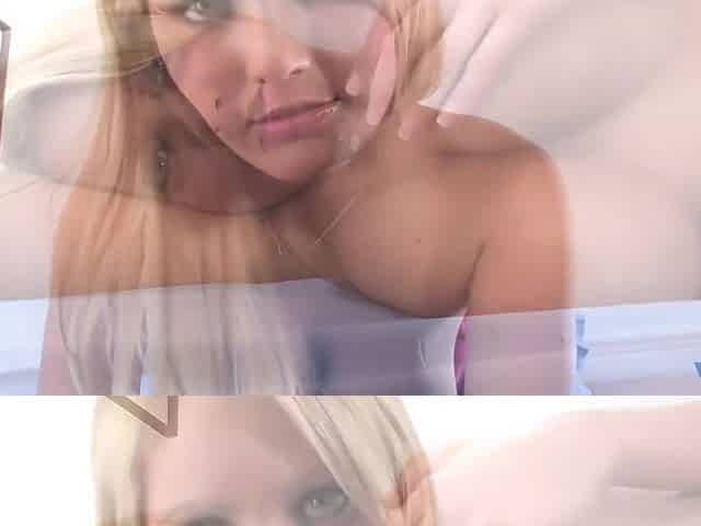 Blonde Milf With Huge Tits Enjoys Herself