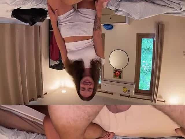 Teen squirts when stepbro fucks and fingers her in POV