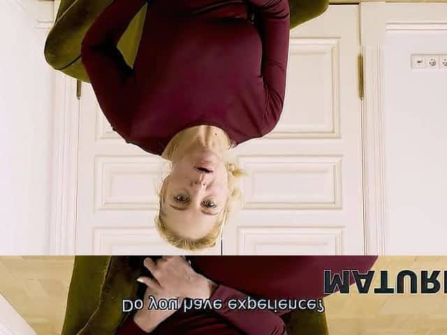 MATURE4K. During casting man becomes interested in banging