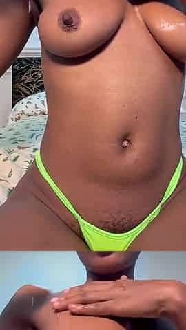 Massaging My Hard Nipples and Tits with so Much Pleasure