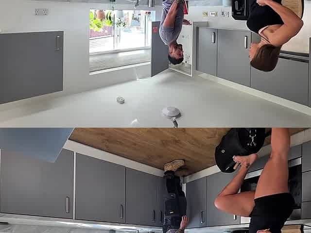 Plumber Bursts His Pipe Over Housewifes Ass - Callie Roks