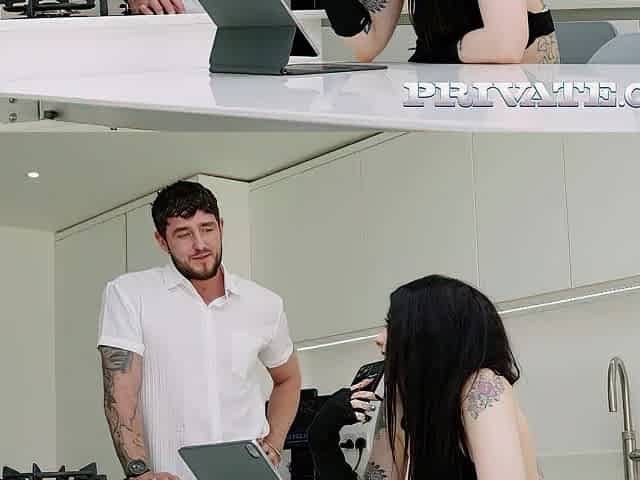 Intimate.com - Alessa Savage Bangs in Her Nylons and Gets a Creampie