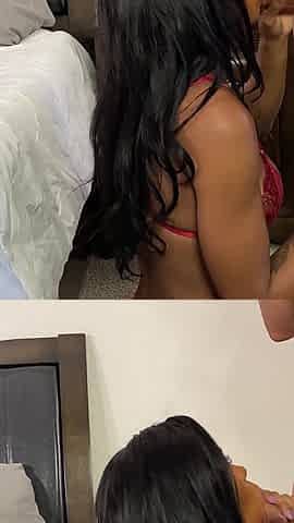 Ebony Fitness Instructor Fucks a Client