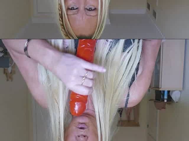 POV Simulated Cum in Mouth Dildo Blowjob & Handjob
