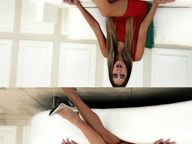 Masturbating in close up