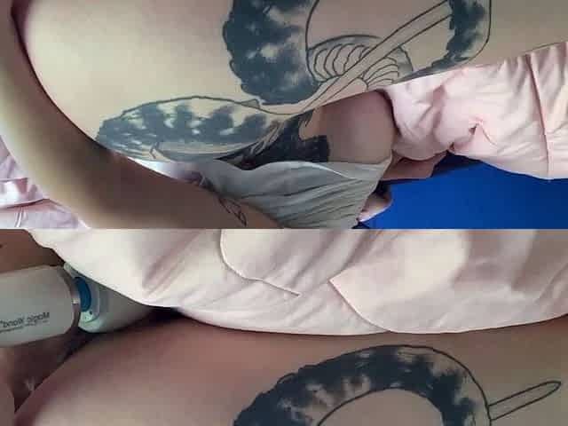 Big boob brunette masturbates on webcam